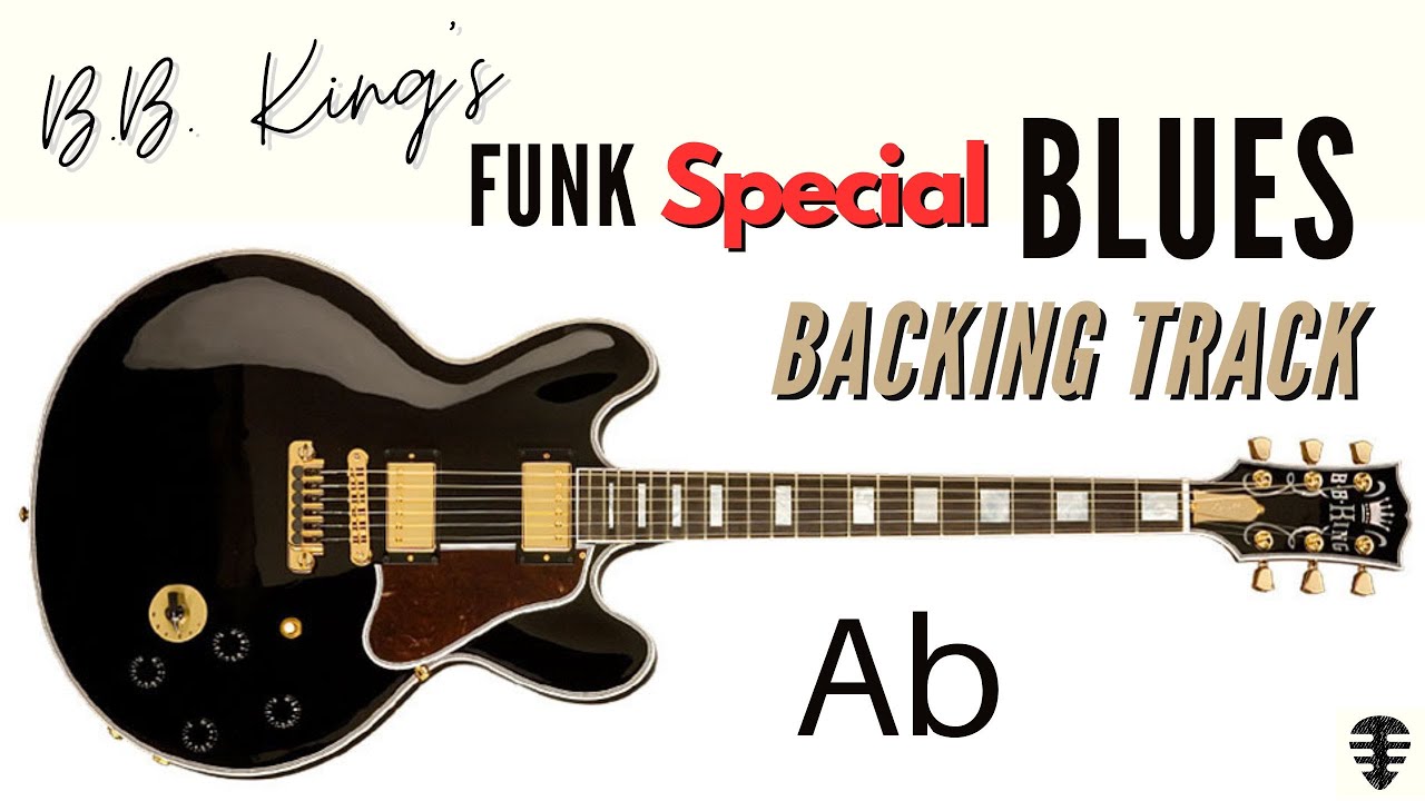 B. B. KING Funk Special Blues backing track in Ab