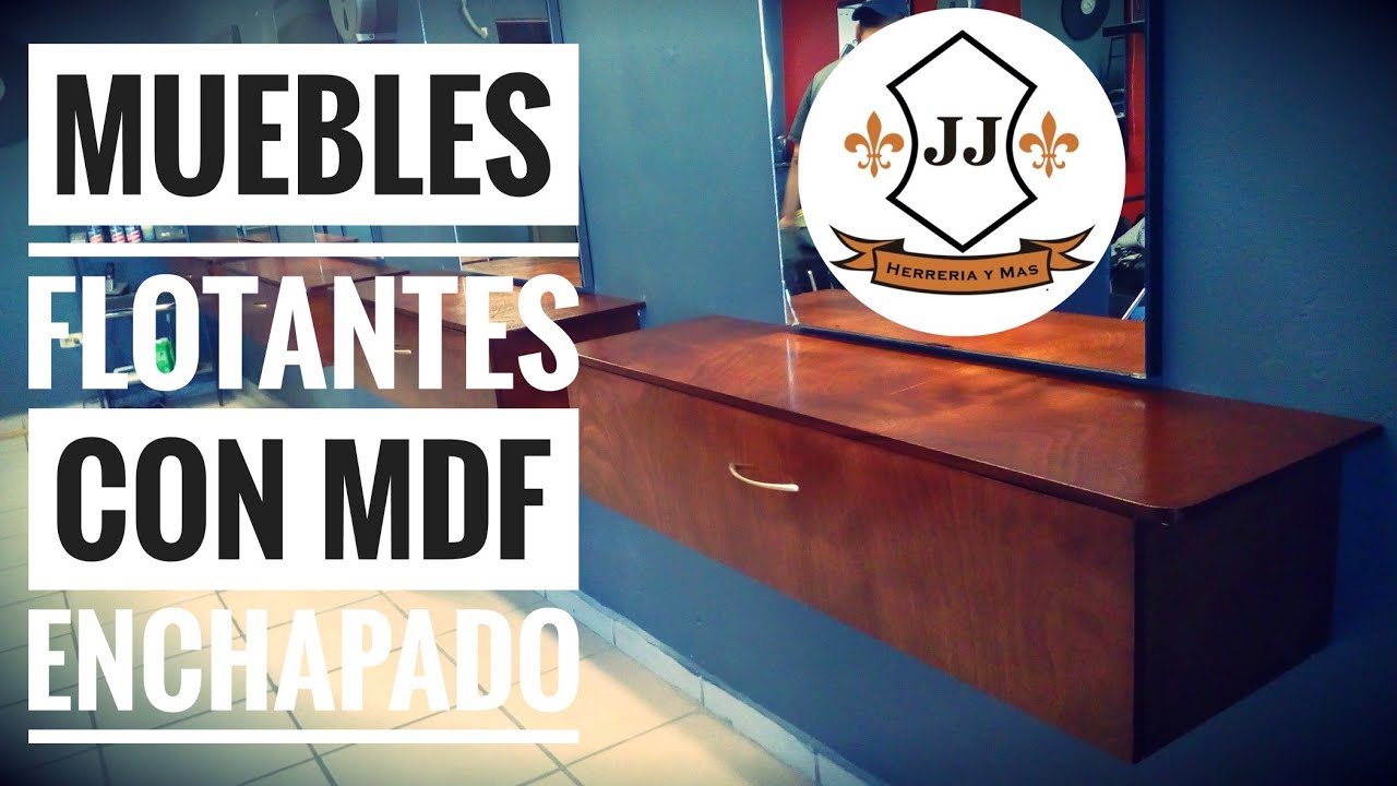 Muebles Flotantes Con MDF ENCHAPADO