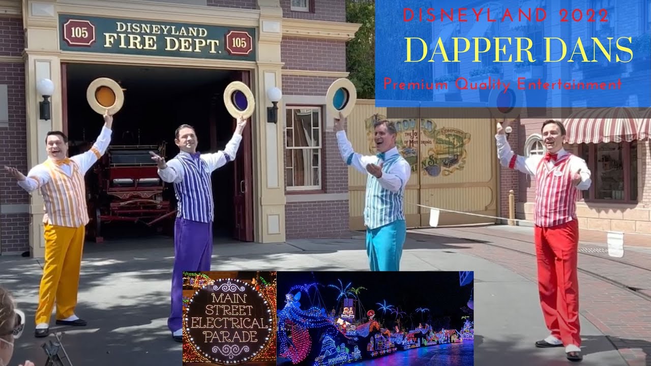 DISNEYLAND Dapper Dans! NEW Main Street Electrical Parade Song! 4K