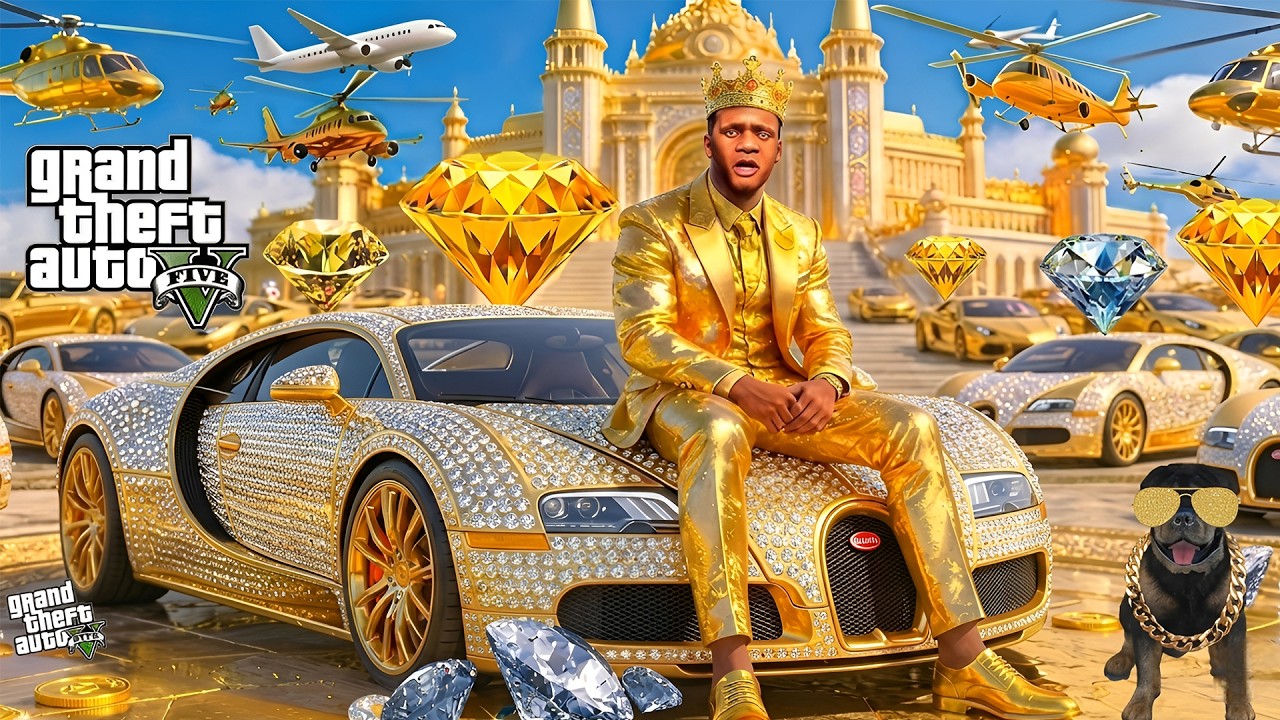 GTA 5 : Franklin Finally Become GOLD King In World In Gta 5 Tamil | Franklin Tamil | Gta v
