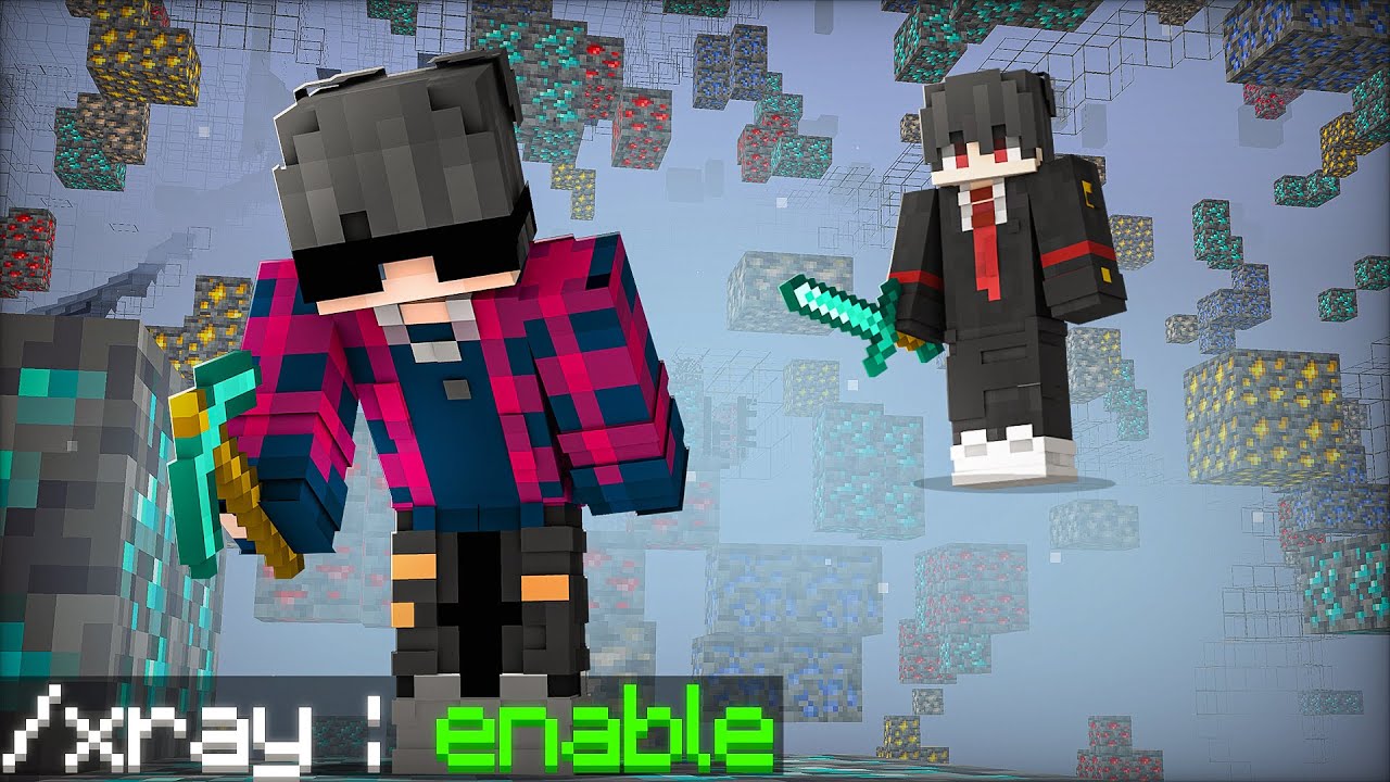 Secretly X-RAYING On My Friend's Minecraft Server..