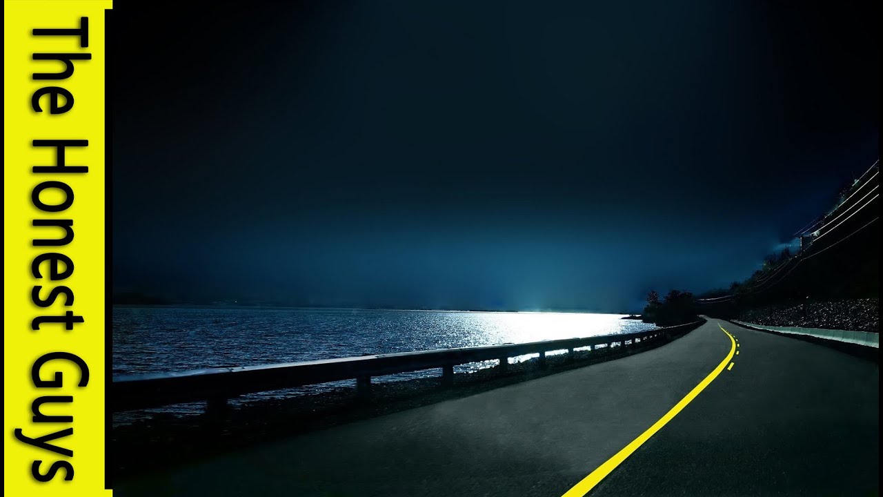 Relaxation Music - Night-time Drive to The Beach - ASMR