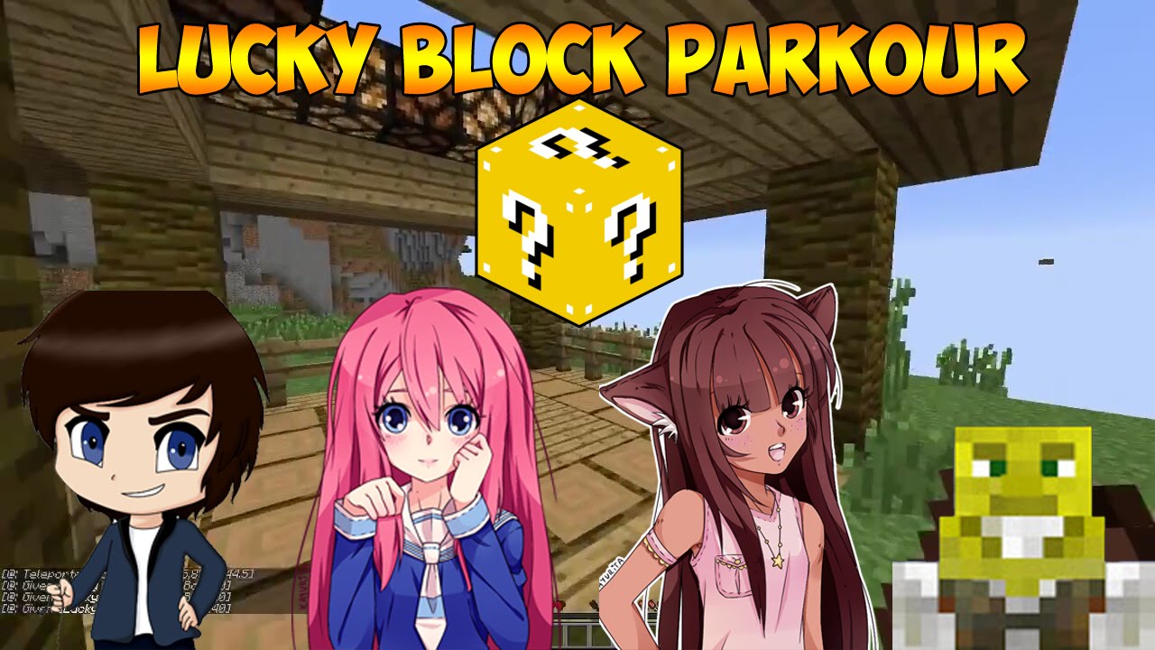 Lucky Block Parkour | What Is Up Guys SmallBeans Here | W/SmallBeans, Yammy and LDShadowlady
