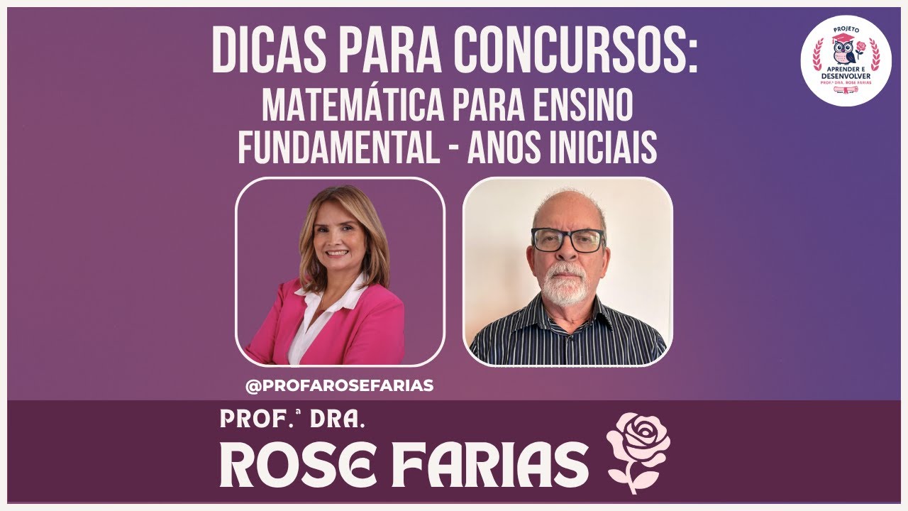 DICAS PARA CONCURSOS - MATEMÁTICA PARA ENSINO FUNDAMENTAL - ANOS INICIAIS