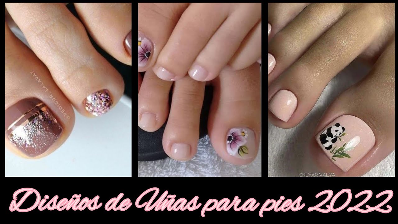 DISEÑOS DE UÑAS PARA PIES 2022 BONITOS Y FÁCIL💗 #uñas2022 #trendsnails #desingnails #UÑASPIES