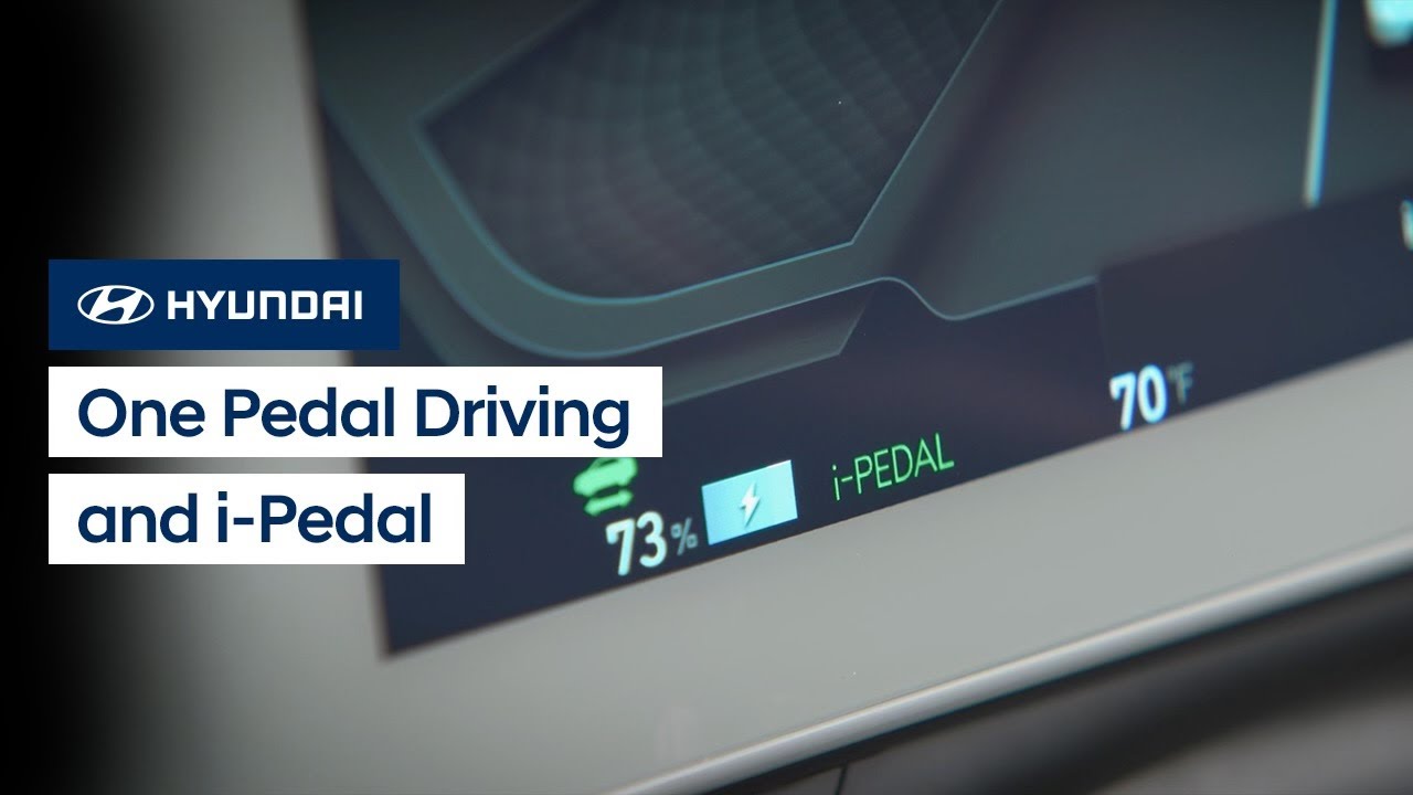 One Pedal Driving and i-Pedal | Hyundai