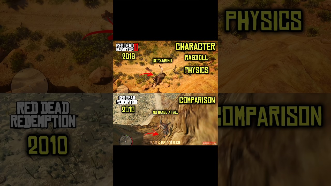 &bdquo;RDR1 kontra RDR2: Ewolucja fizyki Ragdoll 🤯 (realistyczny test fizyczny)&rdquo;