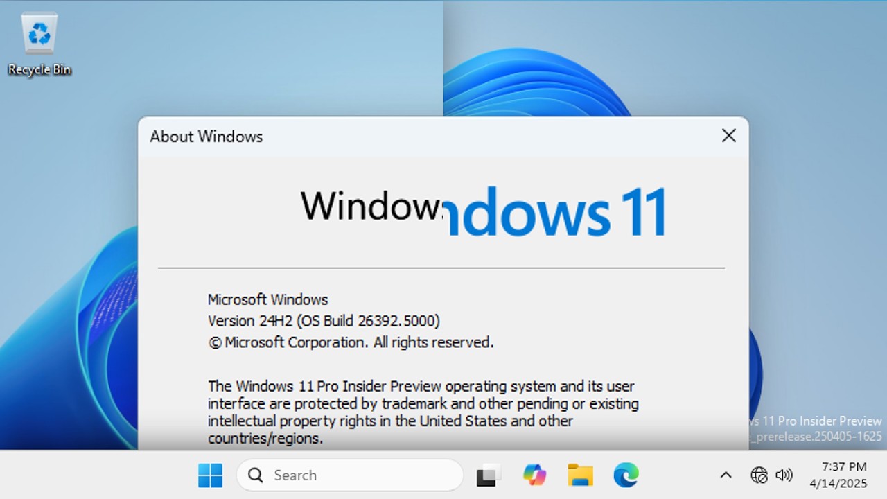 Converting Windows Server 2025 to Windows 11
