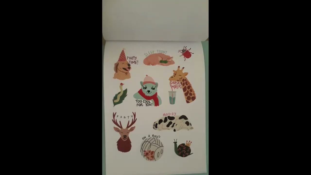 THE INK BUCKET STICKERBOOK😊