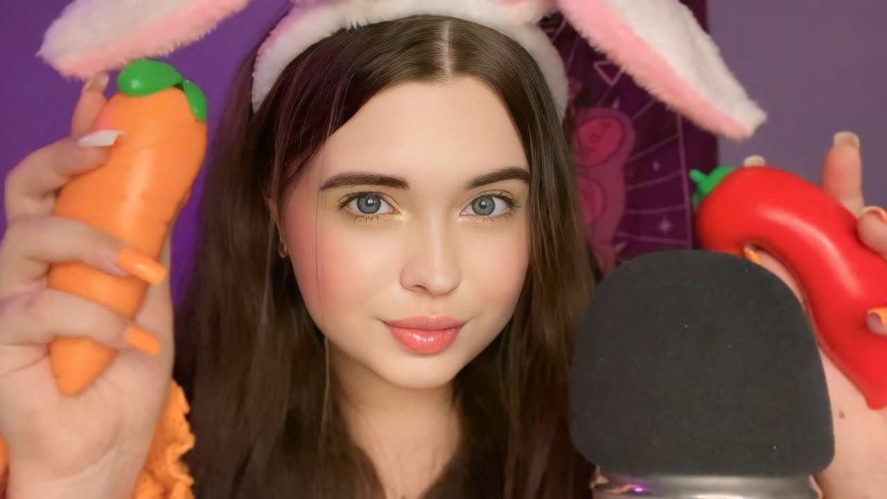АСМР🥕Твои любимые триггеры😍*ложечка для мёда, паутинка, морковка…. ASMR Your favorite triggers🧡