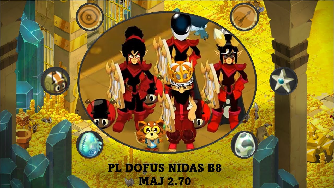 DOFUS PL NIDAS B8 - 3 cra + enu - tactique complète - MAJ 2.70