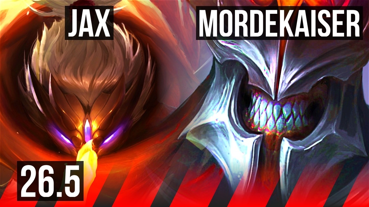 JAX vs MORDEKAISER (TOP) | EUW Master | 26.5