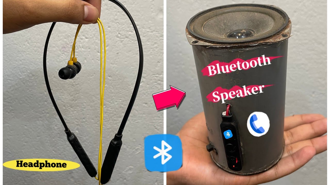 How To Make Bluetooth Speaker || Bluetooth Speaker || Old Headphone To Bluetooth Speaker...