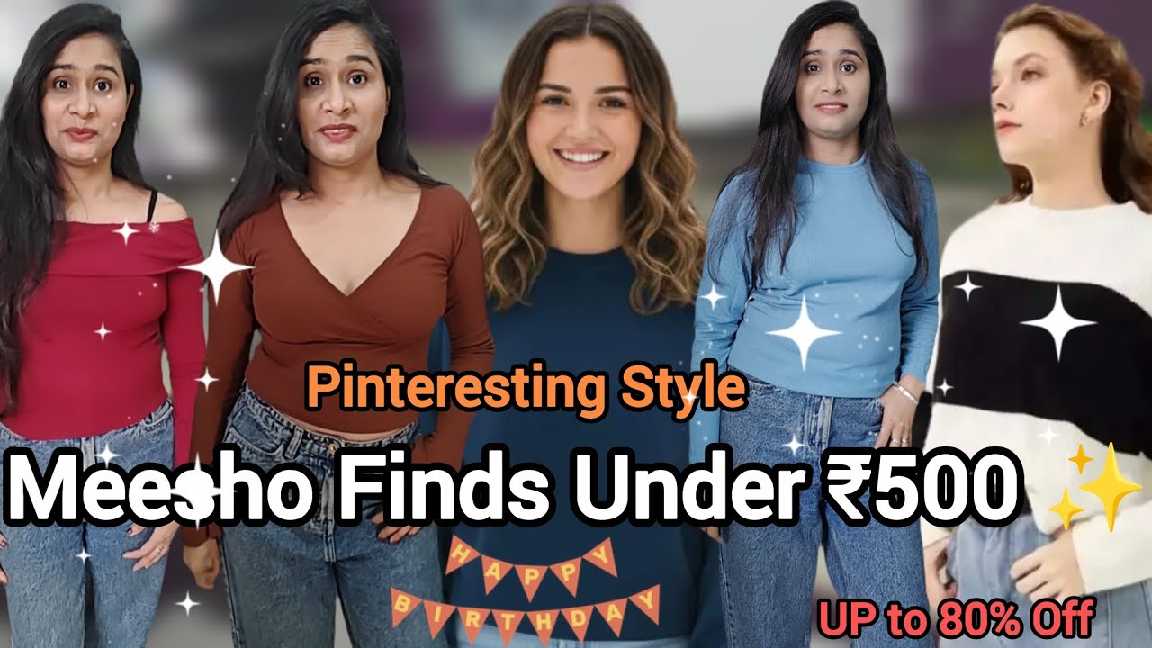 Meesho Tops Haul Under ₹500 😍 | Trending Full Sleeve Tops for Girls | Latest Collection