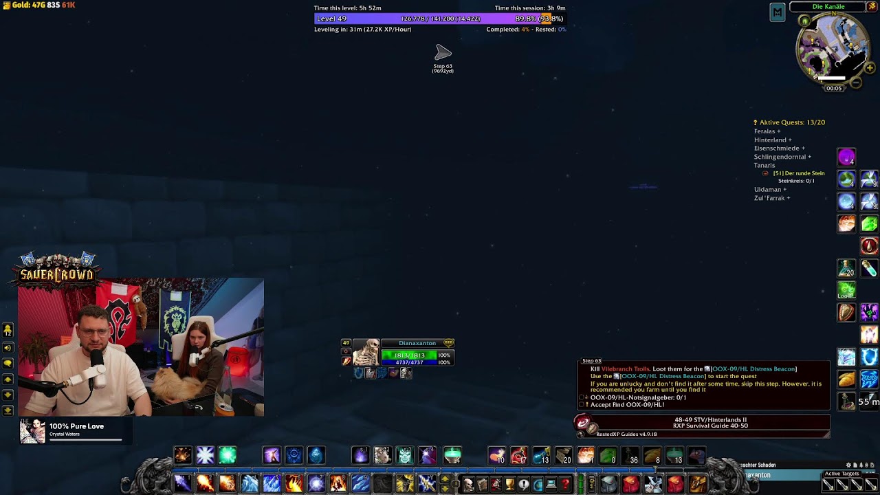 [SAUERCROWD] 12+ STD Stream - HITTEN WIR DIE 50?! | WoW HC ⚔️ TODE: 1