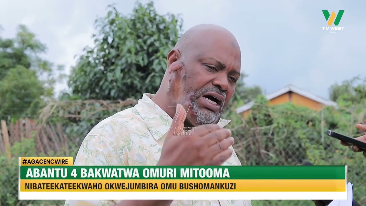 AGACENCWIRE: Abantu 4 bakwatwa omuri Mitooma nibateekateekwaho okwejumbira omu bushomankuzi..