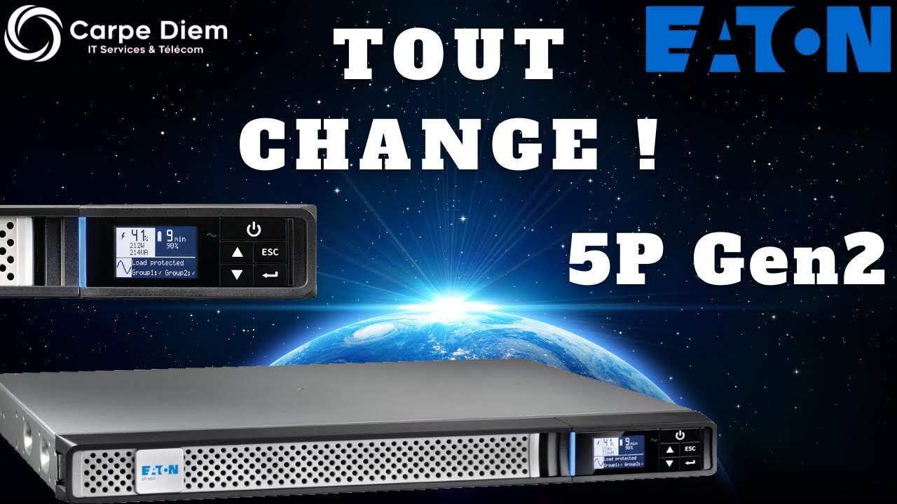 Eaton 5P Gen2 Rack : Plus Puissant, Plus Compact, et Totalement Révolutionné !