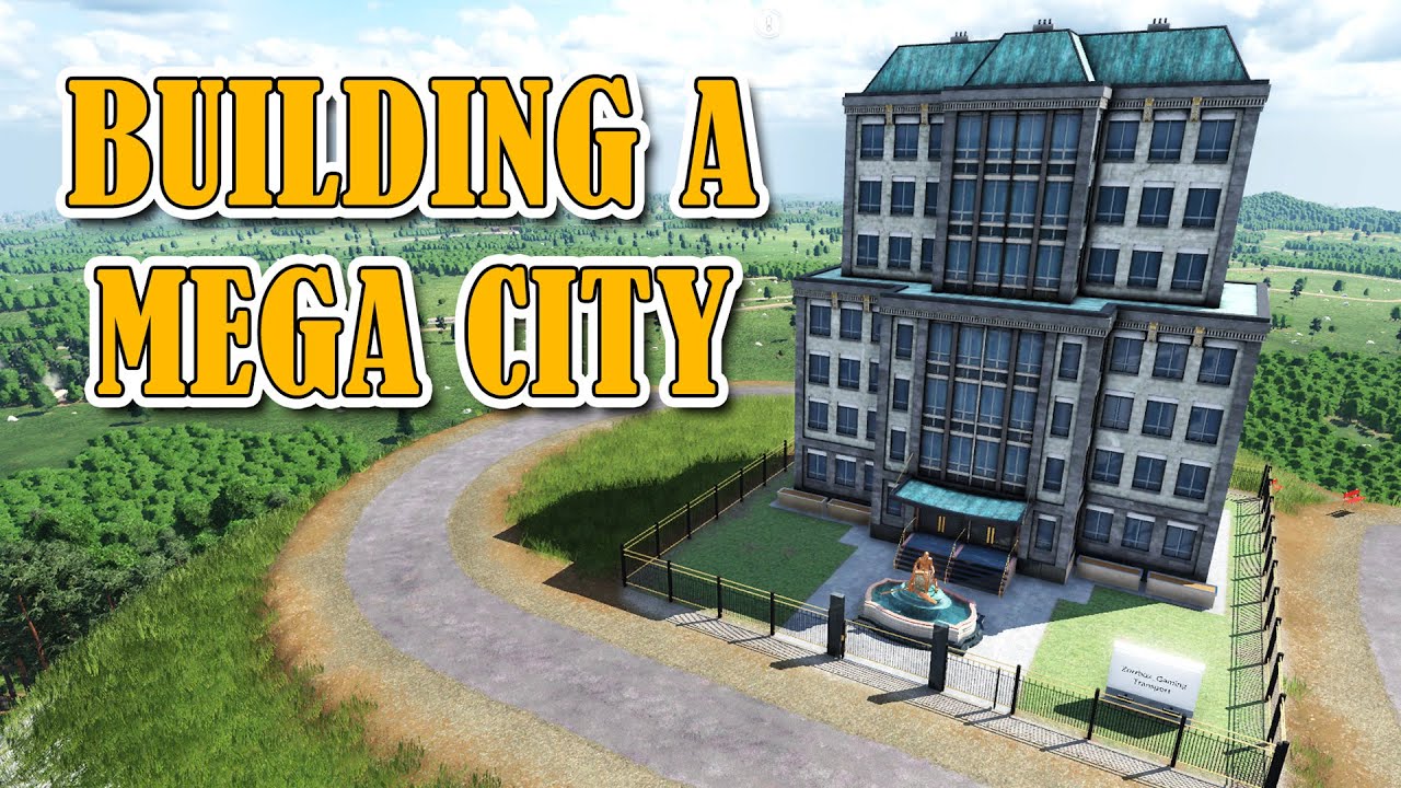 Building a Mega city in  Transport Fever 2 | LIVE | Zorrbox Gaming