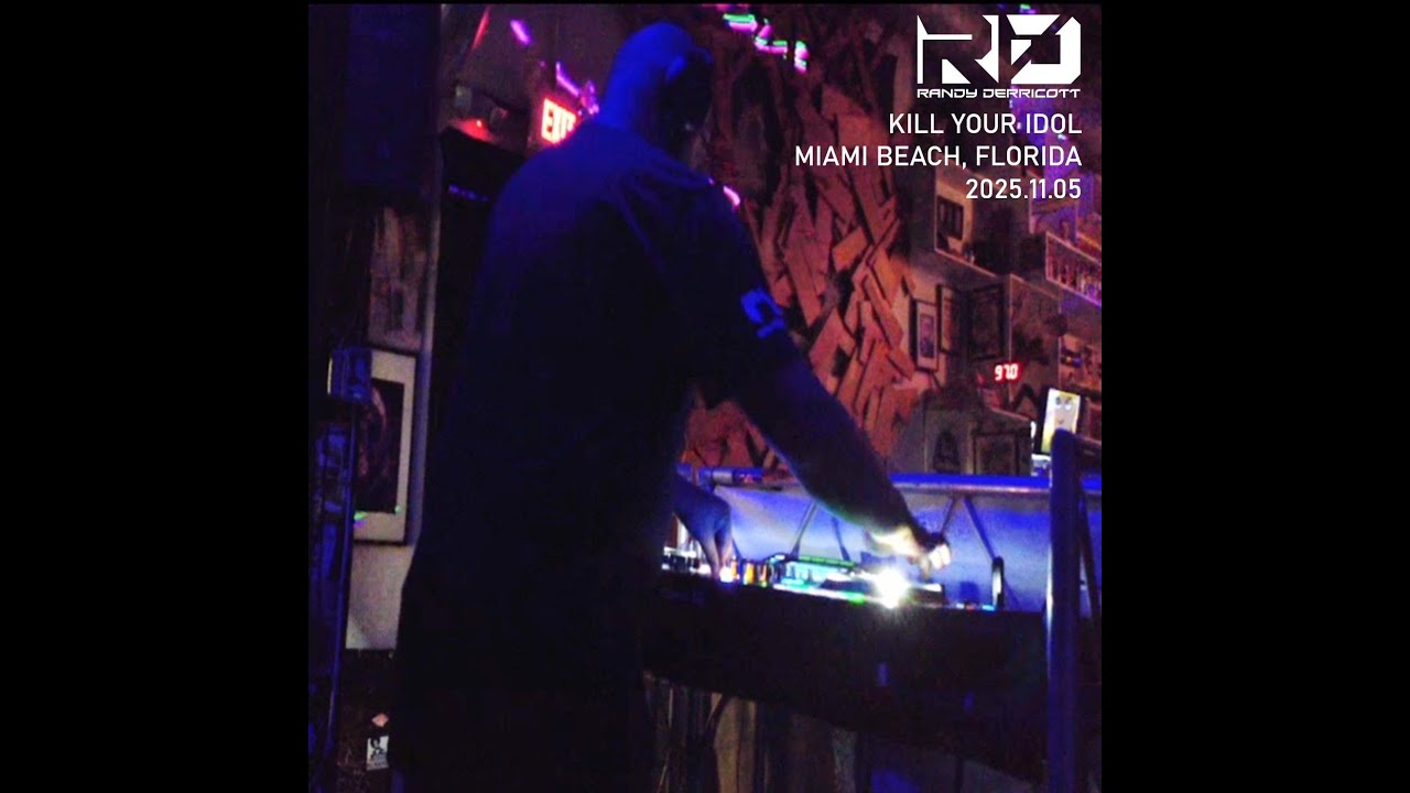 Randy Derricott @ Kill Your Idol, Miami Beach (2025.11.05)