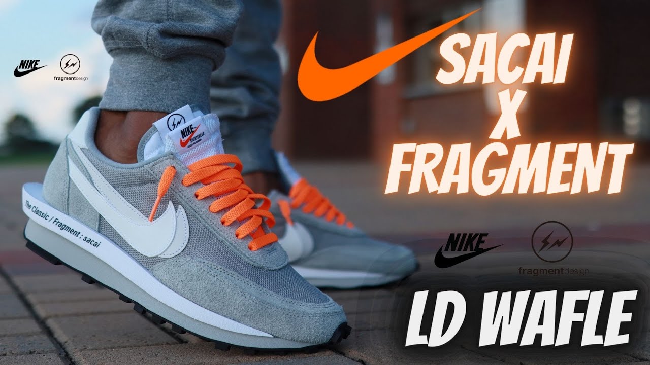 EARLY LOOK!! NIKE SACAI X FRAGMENT DESIGN LD WAFLLE (LIGHT GREY)