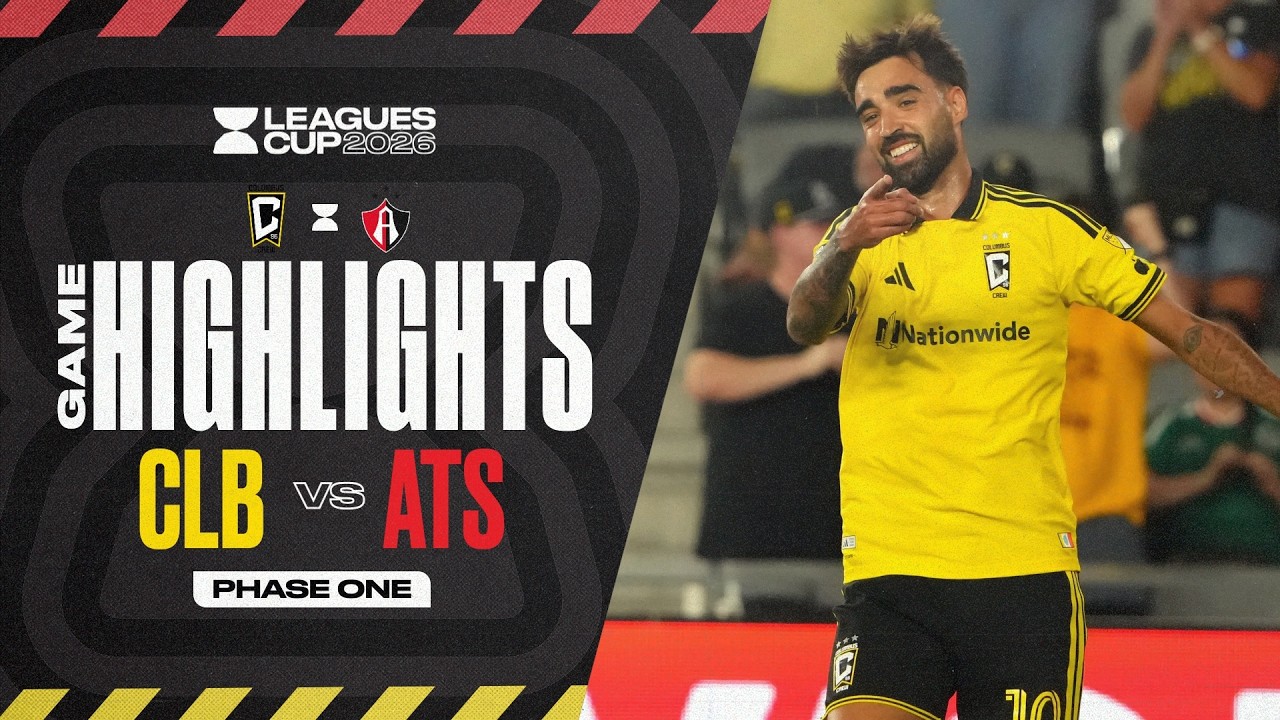 Leagues Cup 2026: Columbus Crew 3-1 Atlas FC | Full Match Highlights