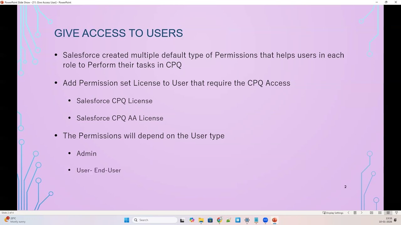 11. Salesforce CPQ: Предоставление доступа пользователям