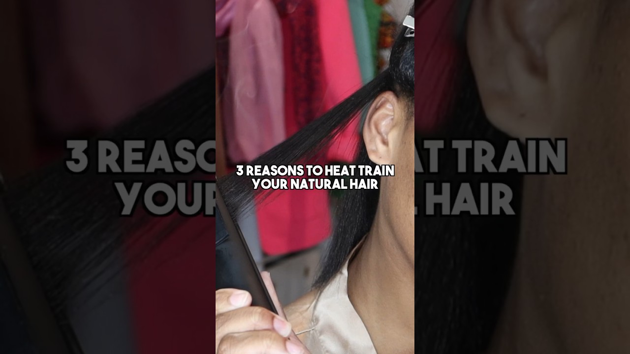 THIS is why I HEAT TRAIN my NATURAL HAIR!