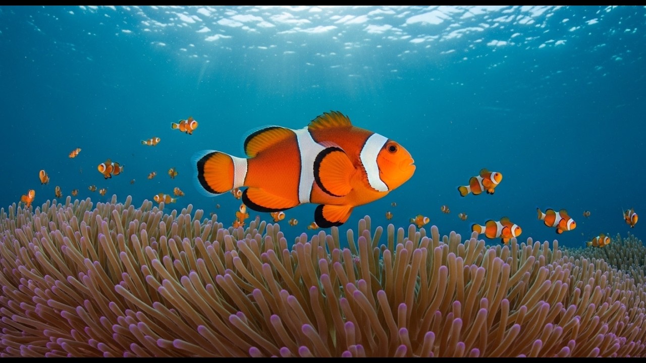 OCEAN CLARITY FOCUS 🎹 Gentle Piano Aquarium for Productivity