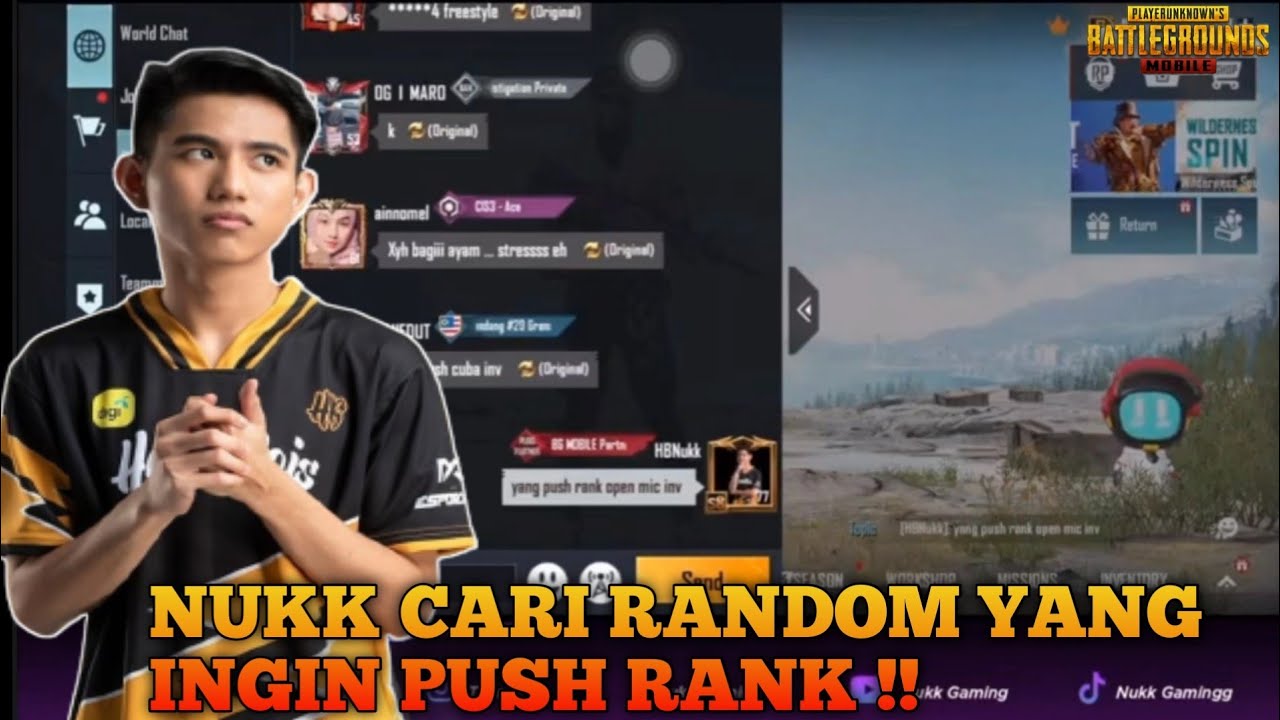 Nukk Cari Random Yang Mau Push Rank | Pubg Mobile