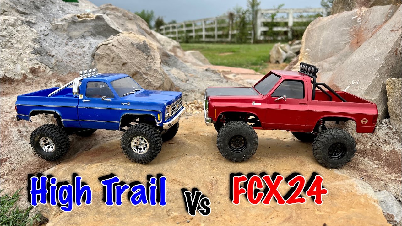 TRX4M High Trail против FCX24 K5 Way Cool Mod