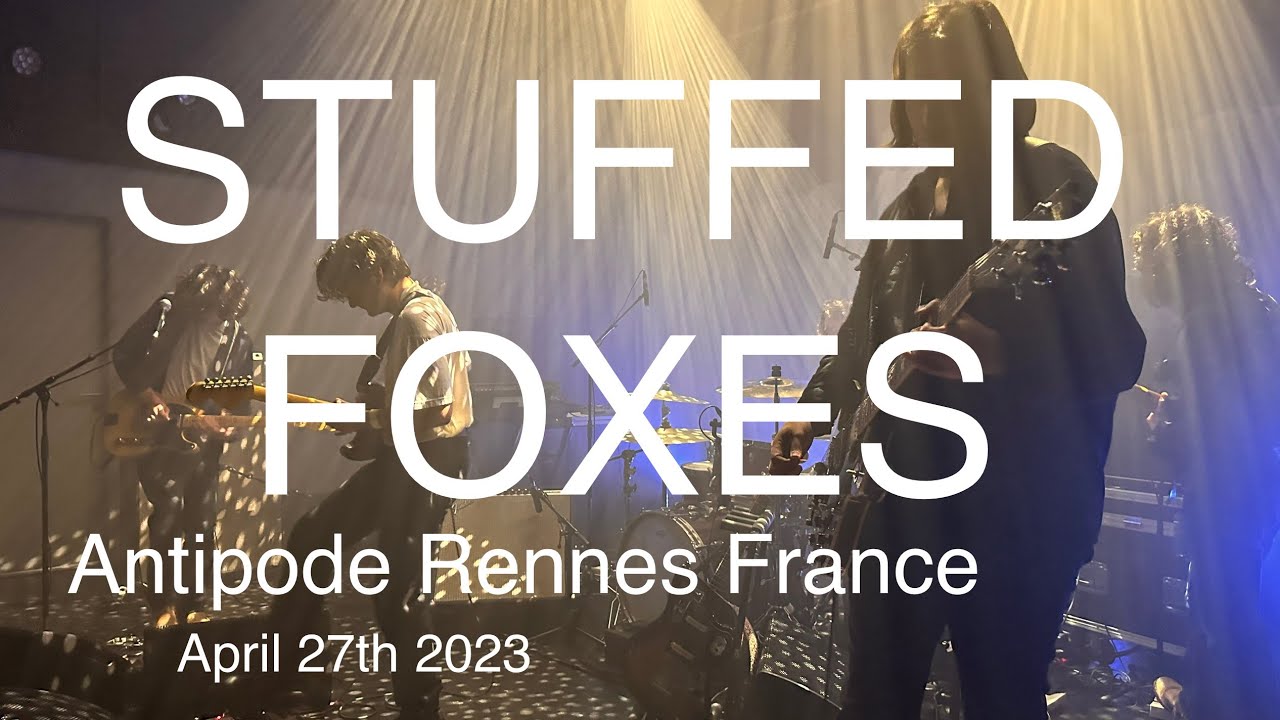 STUFFED FOXES Full Live Concert 4K @ Antipode Rennes France April 27th 2023