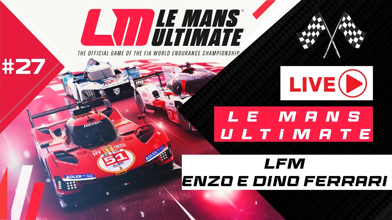 🏁 Enzo E Dino Ferrari 🏁 | LMU | !dc #live #stream #streamer #magyar #race #esports #lemansultimate