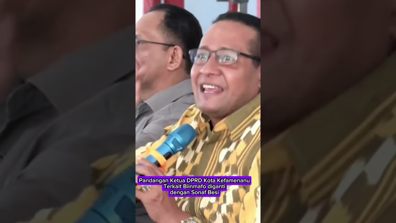 DISKUSI ILMIAH, SONAF BIINMAFO DI GANTI DENGAN SONAF BESI