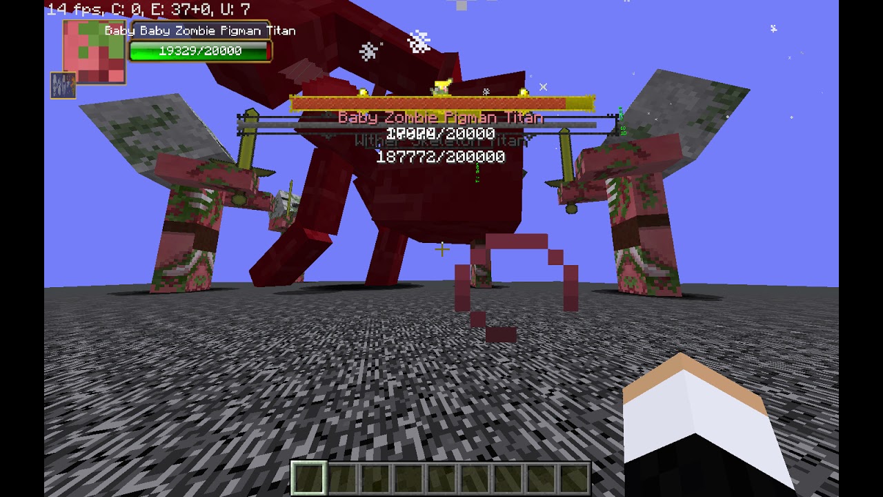 Five BABY Zombie Pigman Titans VS Wither Skeleton Titan(Day and Night)! | Minecraft Mob Battles!