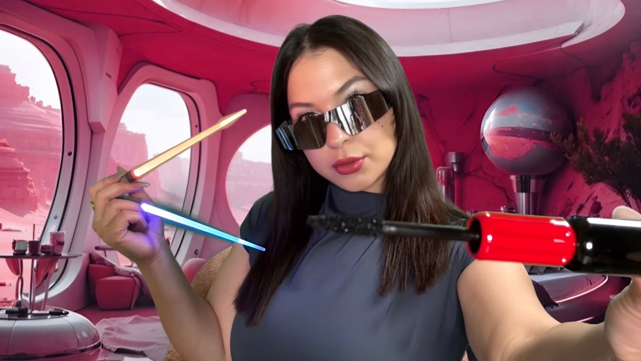 ASMR Getting you ready for a Date in the year 2050 💋🌐💭(Ft. Linjer Jewelry)