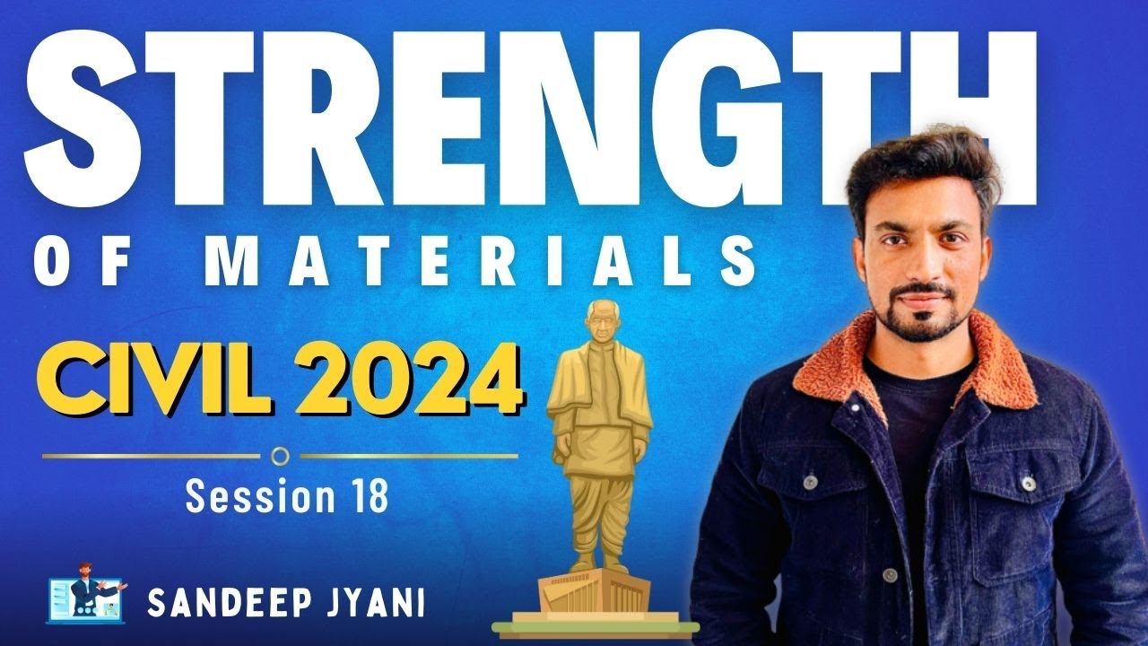 18. Slope & Deflection | Civil Engineering 2024 #sandeepjyani #sscje2024civil #som