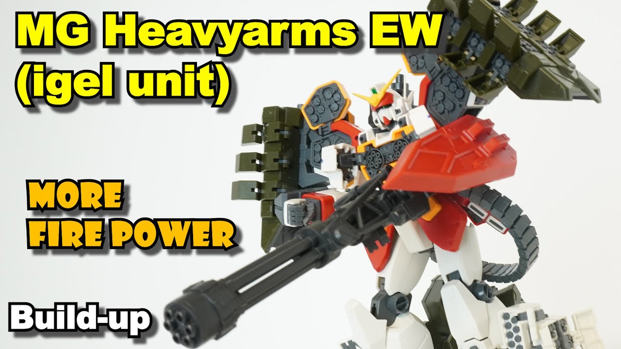This kit has been upgraded for more fire power! MG Heavyarms EW with igel unit. See this build-up.