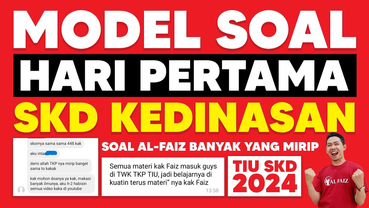 SOAL TIU SKD CPNS DAN KEDINASAN 2024 BERDASARKAN PENGALAMAN PESERTA HARI PERTAMA