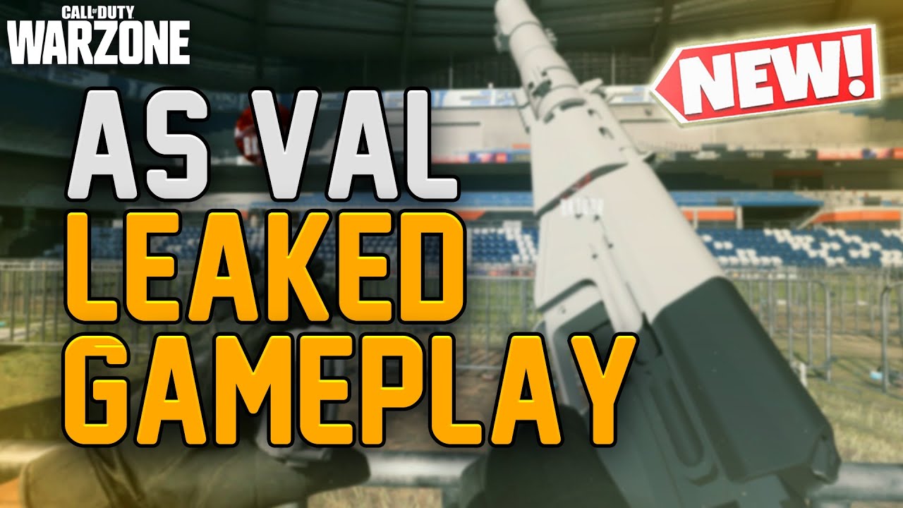 AS VAL LEAKED GAMEPLAY! (Call of Duty: Modern Warfare/Warzone SEASON 6)
