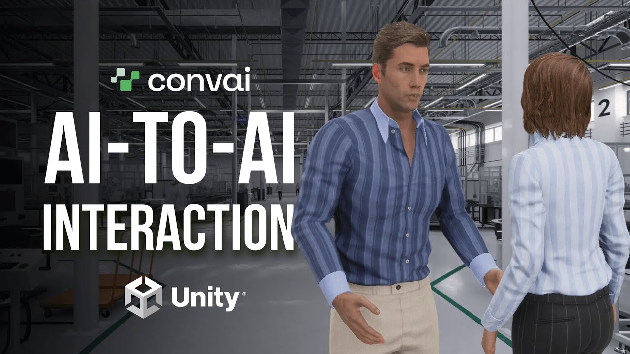 AI Characters Talking With Each Other | Conversing About Topics You Choose | Convai Unity Tutorial
