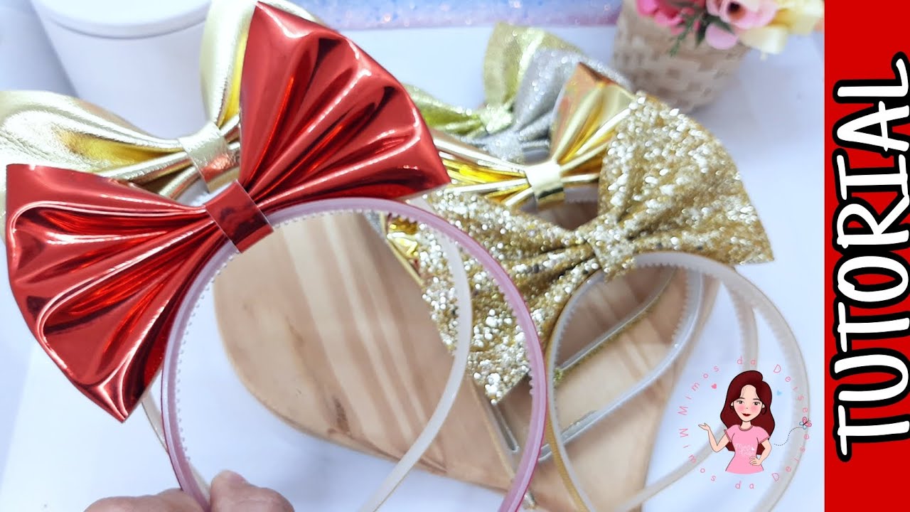 LAÇO EM PÉ  DE LONITA SEM COSTURA PERFEITO 🎀COLEÇÃO NATAL