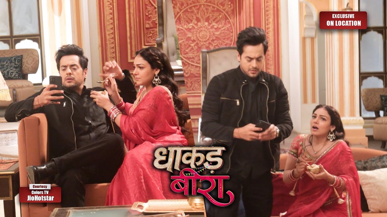 Dhaakad Beera On Location | Karishma made pudding for Samrat, but Samrat threw it away seeing Mobile
