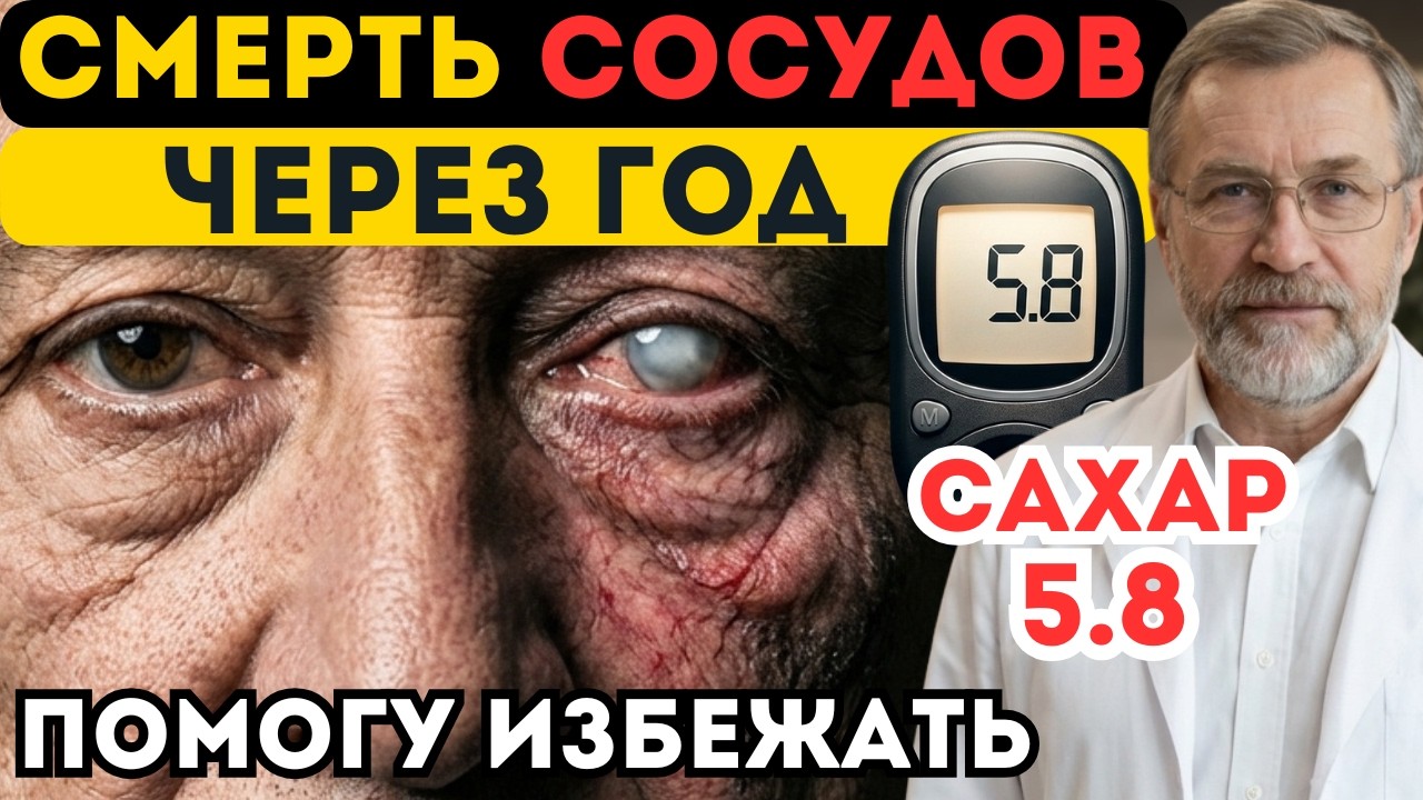СКРЫТЫЙ ПРЕДИАБЕТ: 5 признаков, что БОЛЕЗНЬ уже РАЗРУШАЕТ ваши СОСУДЫ.