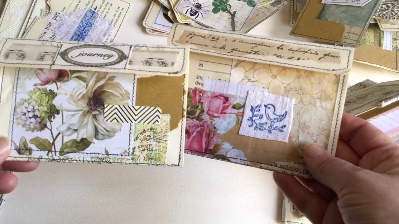 IN ITALIANO Ephemera, bigliettini, bustine per decorare agende e lo scrapbooking
