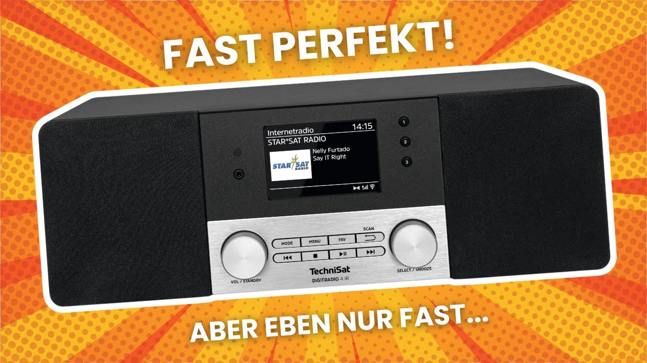 Empfangsstarkes Internetradio mit Top-Ausstattung aber einem Haken (TechniSat Digitradio 4 IR Test)