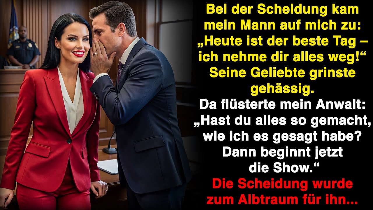 „Ich nehme dir alles!“ sagte mein Mann vor Gericht. Doch die Scheidung wurde für ihn zum Albtraum.