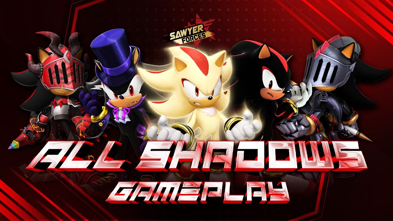 5 Shadow Chracters  Gameplay - Sonic Forces Speed Battle