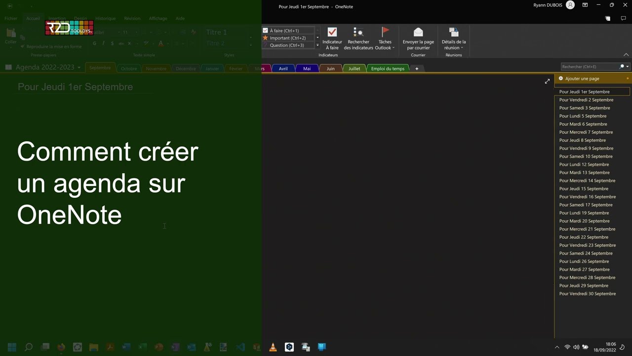 TUTO - Comment créer un agenda sur OneNote