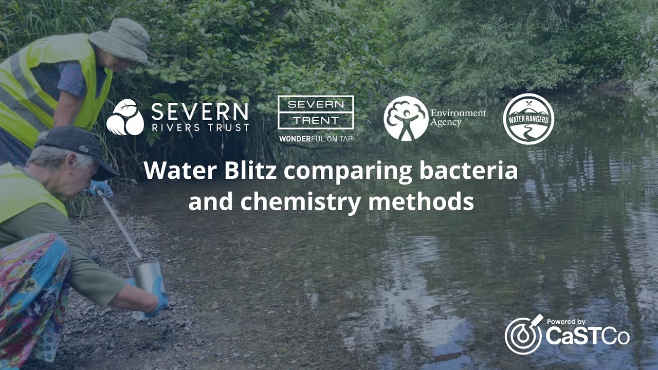 CaSTCo Water blitz comparing bacteria and chemistry methods in the Severn