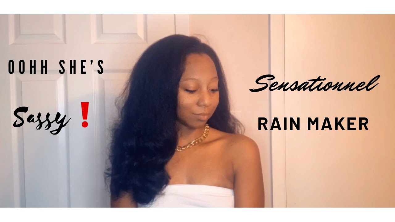 Omg! | Sensationnel Rain Maker| The most natural half wig for less than $20